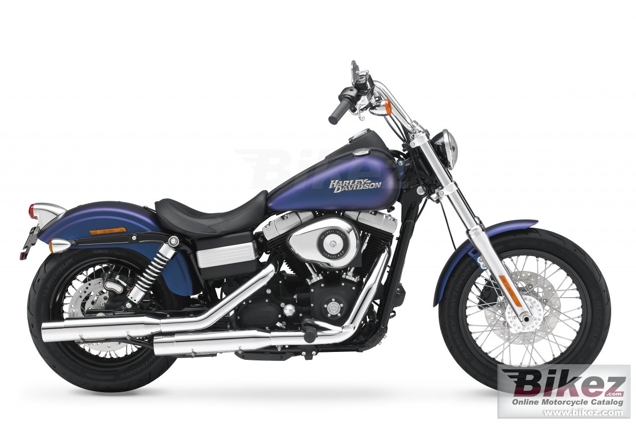 Big Harley-Davidson fxdb street bob picture and wallpaper from Bikez.com